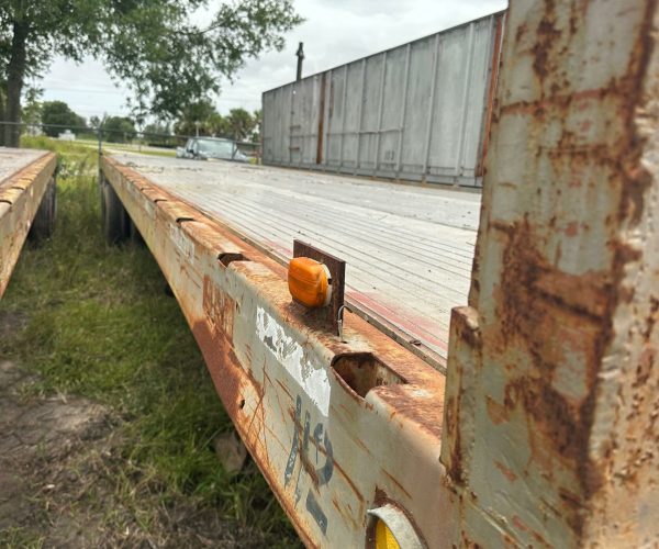 FLAT BED STEEL TRAILERS TANDEM 40X92 004