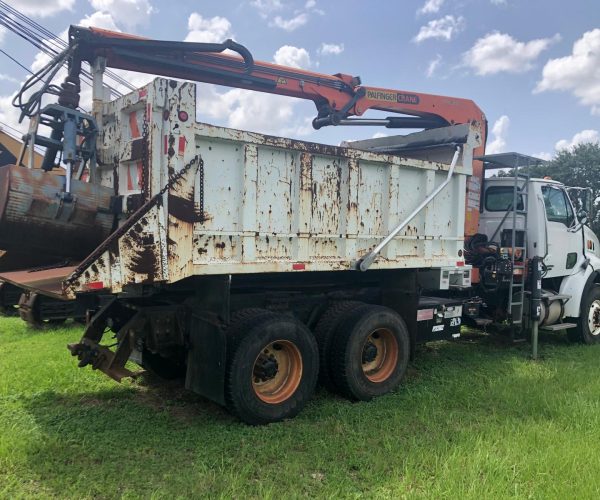 PALFINGER PRL260 NUCKED BOOM CRANE & REAR GRAPPLE EXTENDED MAGNET BOOM 004
