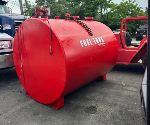 STATIONARY STEEL FUEL TANK 1.000 GALLONS WITH PUMP INCLUDED 001