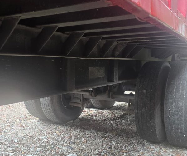 STEEL DUMP TRAILER BARN DOOR TANDEM 62 YARDAS SINGLE POINT SUSPENSION 007