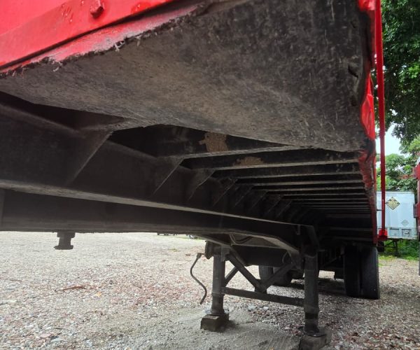 STEEL DUMP TRAILER BARN DOOR TANDEM 62 YARDAS SINGLE POINT SUSPENSION 009