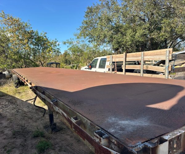 STEEL FLATBED TRAILERS 40X96 HEAVY-DUTY STEEL 008
